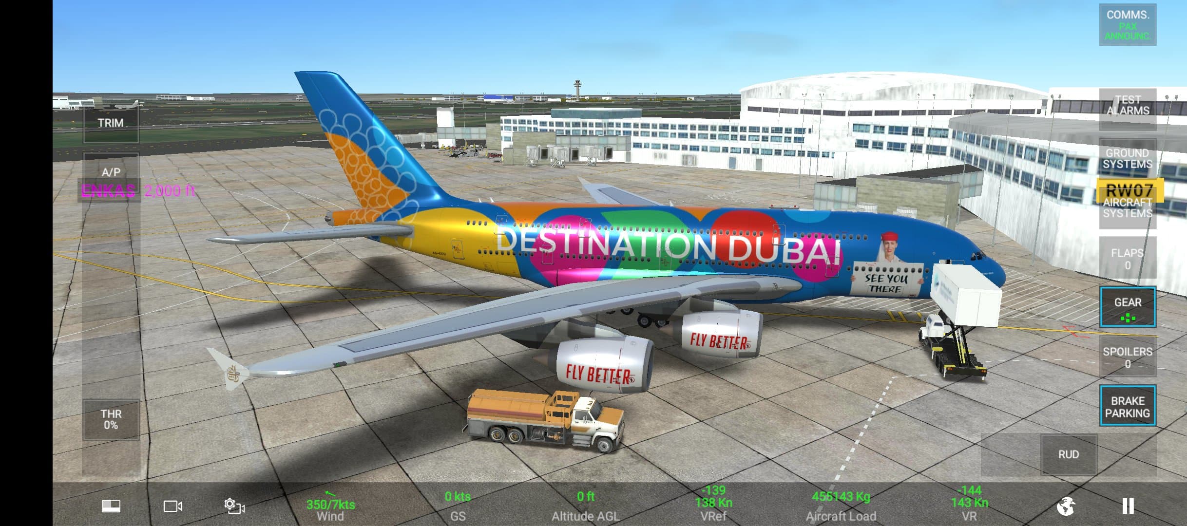Model Pesawat Airbus A380 Skala 1:200 Detail Tinggi